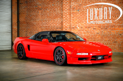 1991 Acura NSX in Formula Red over Black