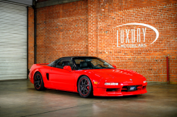 1991 Acura NSX in Formula Red over Black