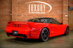 1991 Acura NSX in Formula Red over Black