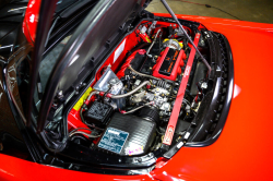1991 Acura NSX in Formula Red over Black