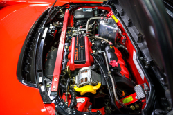 1991 Acura NSX in Formula Red over Black