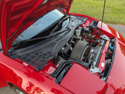 2000 Acura NSX in New Formula Red over Tan
