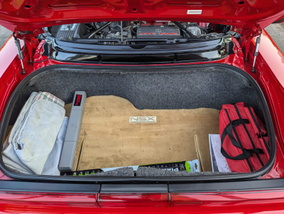 2000 Acura NSX in New Formula Red over Tan