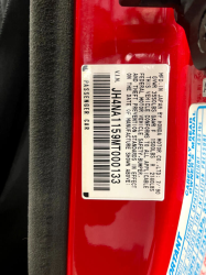1991 Acura NSX in Formula Red over Black