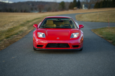 2003 Acura NSX in New Formula Red over Tan