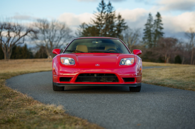 2003 Acura NSX in New Formula Red over Tan