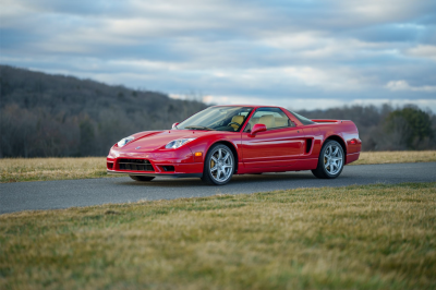 2003 Acura NSX in New Formula Red over Tan