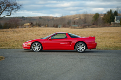 2003 Acura NSX in New Formula Red over Tan
