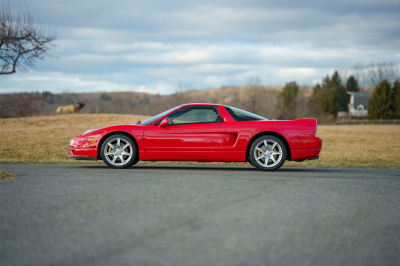 2003 Acura NSX in New Formula Red over Tan