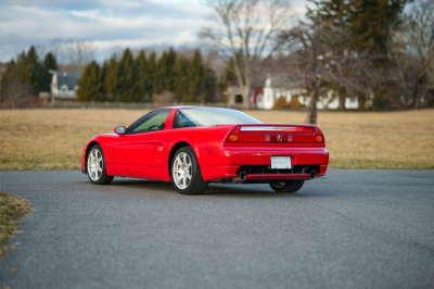 2003 Acura NSX in New Formula Red over Tan