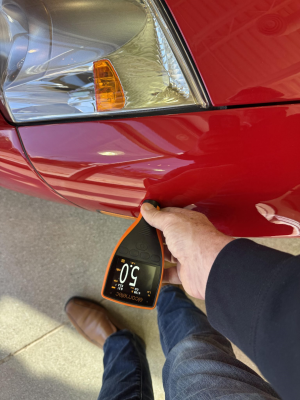 2003 Acura NSX in New Formula Red over Tan