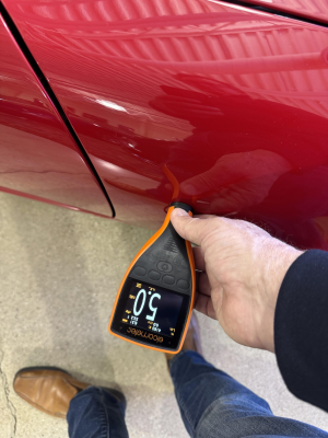 2003 Acura NSX in New Formula Red over Tan