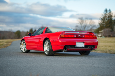 2003 Acura NSX in New Formula Red over Tan