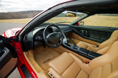 2003 Acura NSX in New Formula Red over Tan