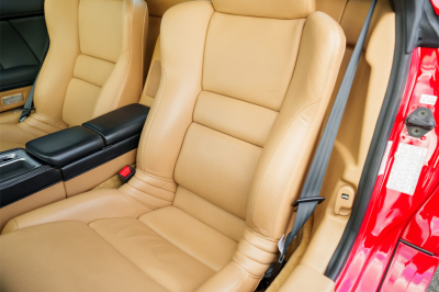 2003 Acura NSX in New Formula Red over Tan