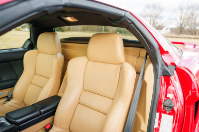 2003 Acura NSX in New Formula Red over Tan