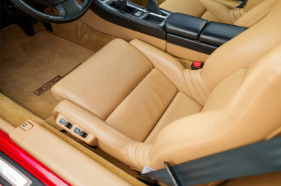2003 Acura NSX in New Formula Red over Tan