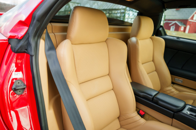 2003 Acura NSX in New Formula Red over Tan