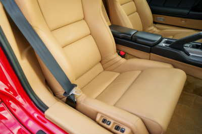 2003 Acura NSX in New Formula Red over Tan