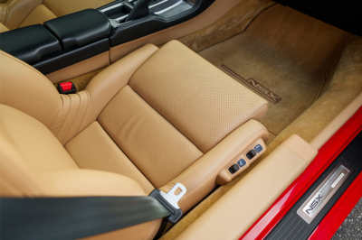 2003 Acura NSX in New Formula Red over Tan