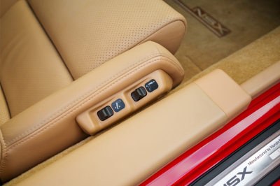 2003 Acura NSX in New Formula Red over Tan