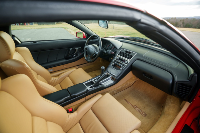 2003 Acura NSX in New Formula Red over Tan