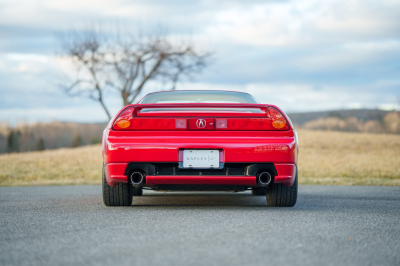 2003 Acura NSX in New Formula Red over Tan