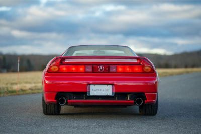 2003 Acura NSX in New Formula Red over Tan