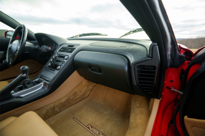 2003 Acura NSX in New Formula Red over Tan