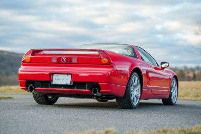 2003 Acura NSX in New Formula Red over Tan