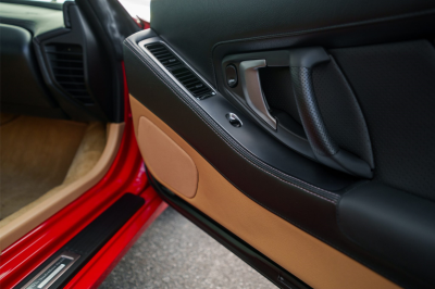 2003 Acura NSX in New Formula Red over Tan