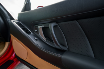 2003 Acura NSX in New Formula Red over Tan
