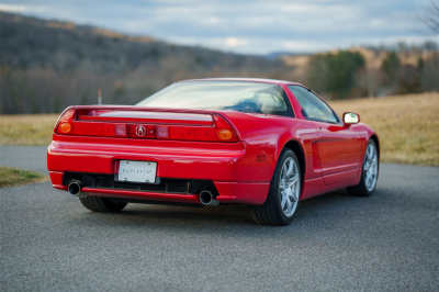 2003 Acura NSX in New Formula Red over Tan