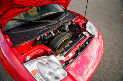 2003 Acura NSX in New Formula Red over Tan
