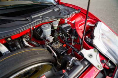 2003 Acura NSX in New Formula Red over Tan