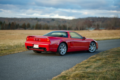 2003 Acura NSX in New Formula Red over Tan