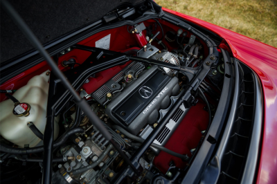 2003 Acura NSX in New Formula Red over Tan