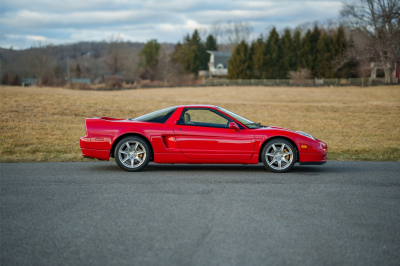 2003 Acura NSX in New Formula Red over Tan