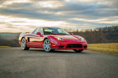 2003 Acura NSX in New Formula Red over Tan