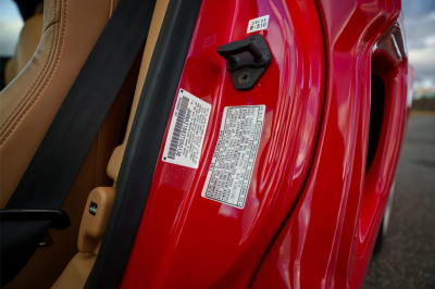 2003 Acura NSX in New Formula Red over Tan