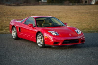 2003 Acura NSX in New Formula Red over Tan