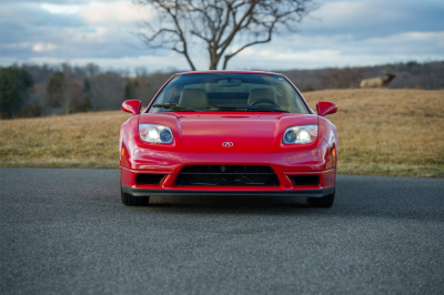 2003 Acura NSX in New Formula Red over Tan