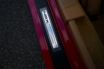 2003 Acura NSX in New Formula Red over Tan