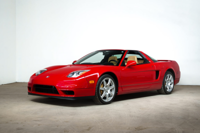 2003 Acura NSX in New Formula Red over Tan