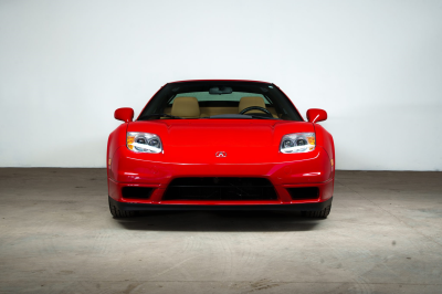 2003 Acura NSX in New Formula Red over Tan