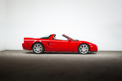 2003 Acura NSX in New Formula Red over Tan