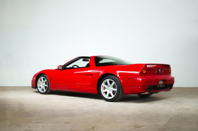 2003 Acura NSX in New Formula Red over Tan