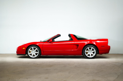2003 Acura NSX in New Formula Red over Tan