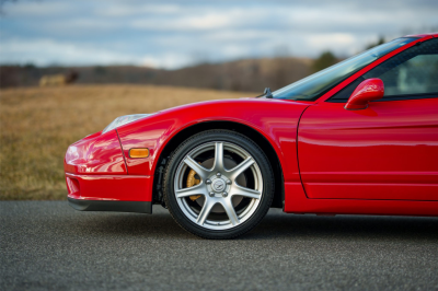 2003 Acura NSX in New Formula Red over Tan