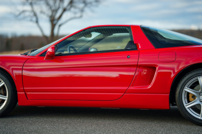 2003 Acura NSX in New Formula Red over Tan
